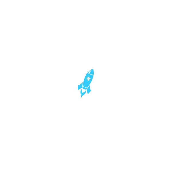 blue rocket
