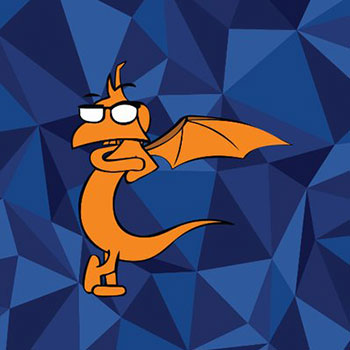 nerdy dragon